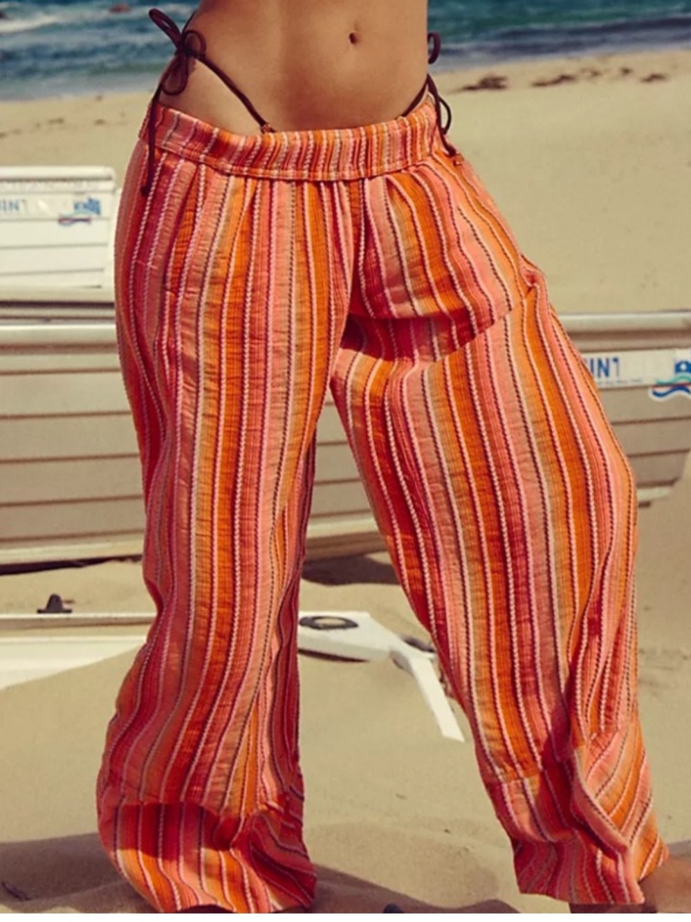 Free People • Day’s End Stripe Pants - Picture 4 of 13